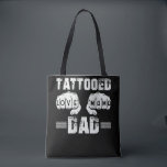 Tote Bag Tattooed Dad Love Mama<br><div class="desc">Tattooed Dad Love Mama. Tattoo Fathers Day.</div>