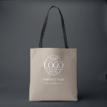 Tote Bag Taupe Business Corporate Company Logo Promotional<br><div class="desc">Boost your business's professional image with chic Neutral Taupe Beige Corporate Logo Tote Bag. Durable and spacious, it's the ideal accessory for your advertising and business promotion. Imprint your logo for a stylish brand statement. Versatile and timeless, this tote effortlessly blends into any corporate setting. Elevate your brand with this...</div>