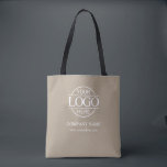 Tote Bag Taupe Business Corporate Company Logo Promotional<br><div class="desc">Boost your business's professional image with chic Neutral Taupe Beige Corporate Logo Tote Bag. Durable and spacious, it's the ideal accessory for your advertising and business promotion. Imprint your logo for a stylish brand statement. Versatile and timeless, this tote effortlessly blends into any corporate setting. Elevate your brand with this...</div>