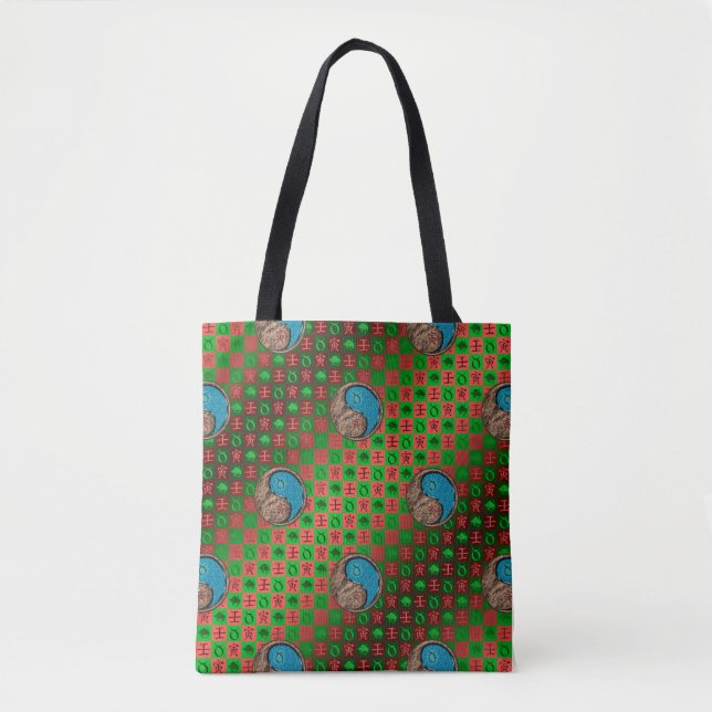 Tote Bag Taureau & Tigre d'eau (Devant)