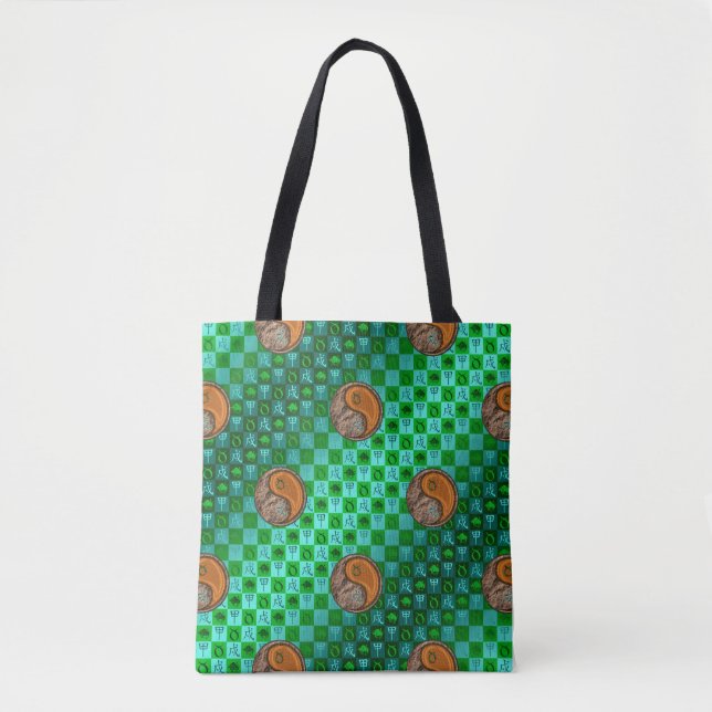 Tote Bag Taurus et chien des bois (Devant)