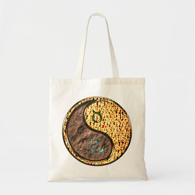 Tote Bag Taurus et serpent à feu (Devant)