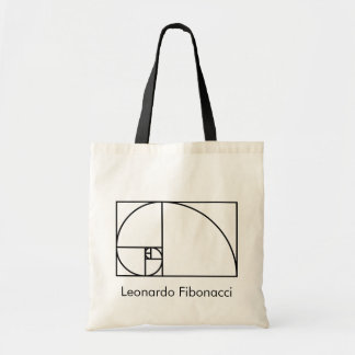 Tote Bag Taux d'or de Fibonacci - art mathématique unique