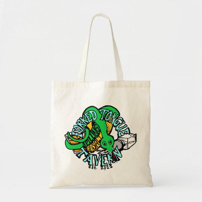 Tote Bag Taverne de langue fourrée fourre-tout (Devant)