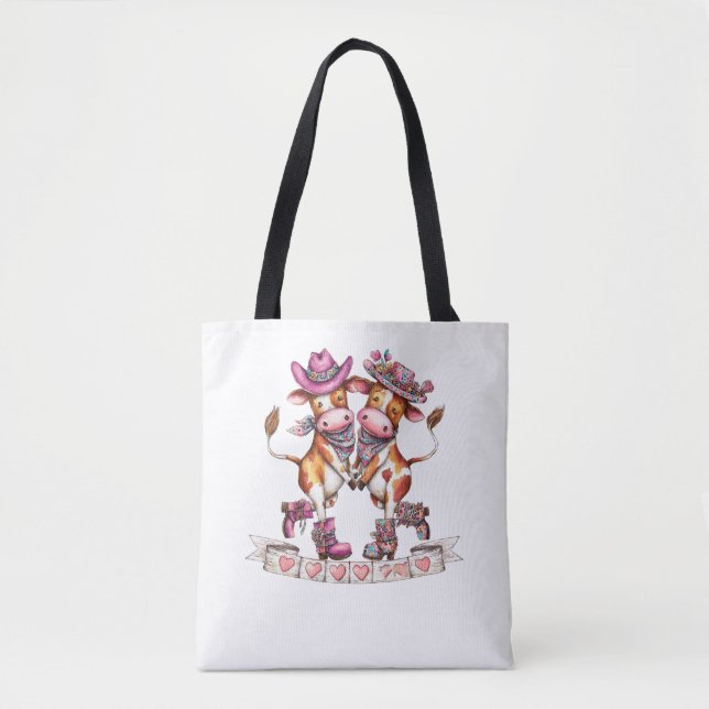 Tote Bag TB_04 Cowboy de la Saint-Valentin (Devant)