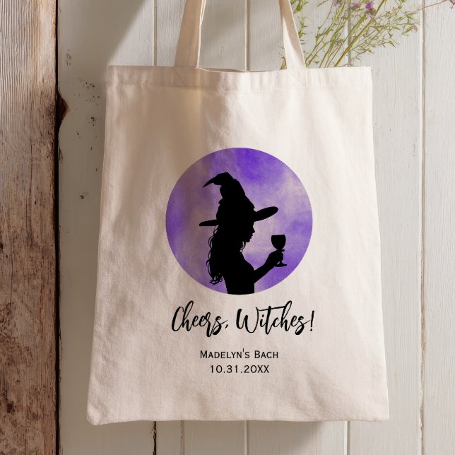 Tote Bag Tchin Sorcières Fête de Bachelorette Halloween (Créateur téléchargé)