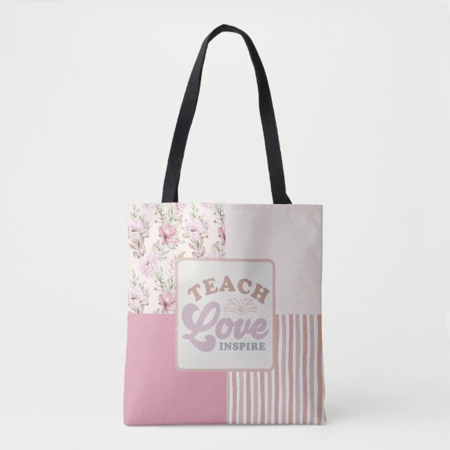 Tote Bag Teach Love Inspire (Devant)