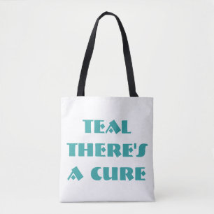 Tote Bag Teal il y a un traitement (copie bilatérale