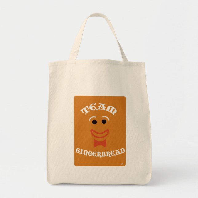 Tote Bag Team Gingerbread Funny Christmas Motto Design (Devant)