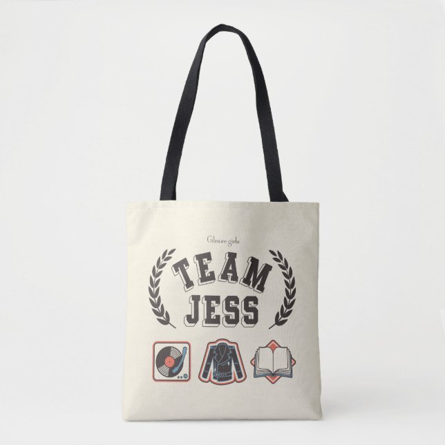 Tote Bag Team Jess Gilmore Girls Design (Devant)
