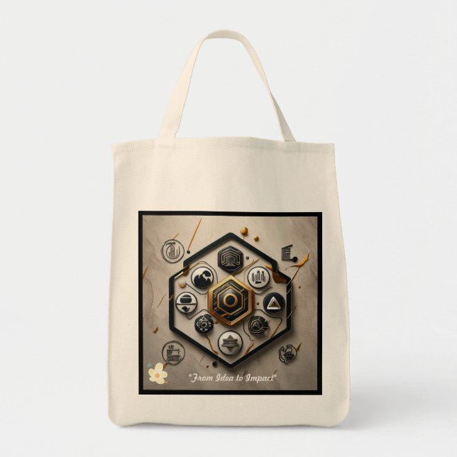 Tote Bag "Tech rencontre la vision artistique" (Devant)