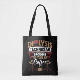 Tote Bag Technicien en dialyse en médecine pédiatrique Café