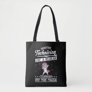 Tote Bag Technicien en dialyse Infirmière de la licorne Méd