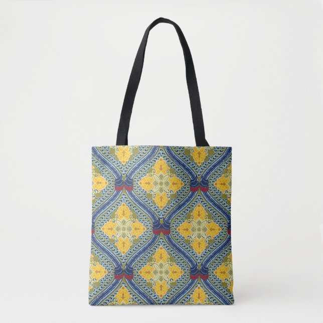 Tote Bag Technique indonésienne de teinture de résistance à (Devant)