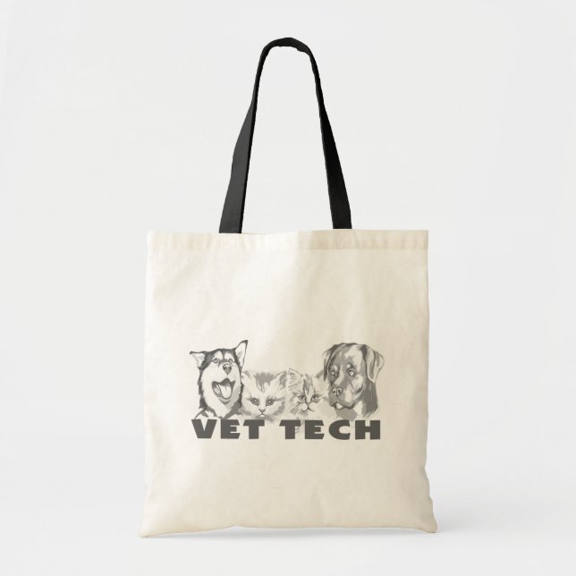 Tote Bag Technologie de vétérinaire (Devant)