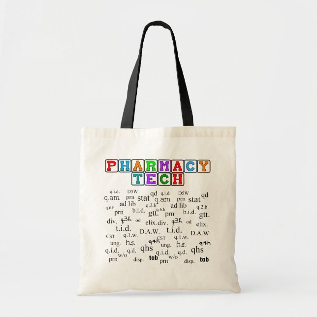 Tote Bag Technologie Fourre-tout de pharmacie avec des (Devant)