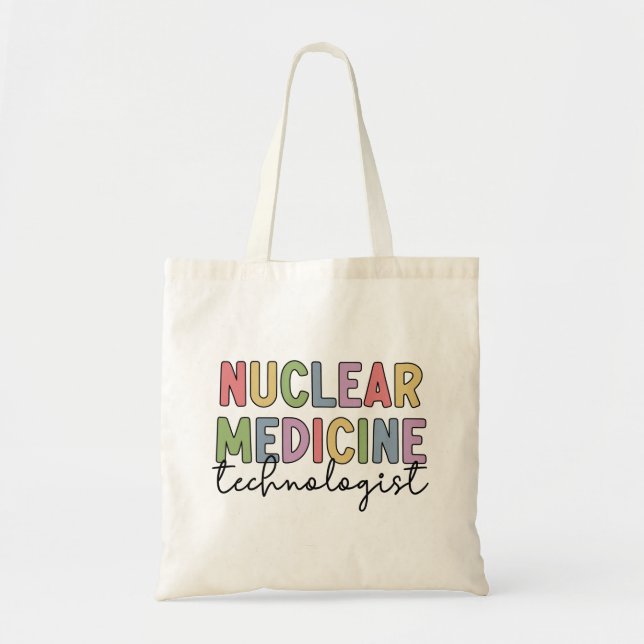 Tote Bag Technologue en médecine nucléaire Cadeaux CNMT (Devant)