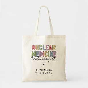 Tote Bag Technologue en médecine nucléaire sur mesure CNMT 