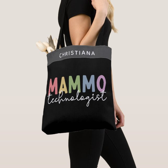 Tote Bag Technologue Mammo Personnalisé Technicien Mammogra (De près)