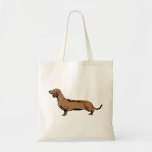 Tote Bag Teckel rouge