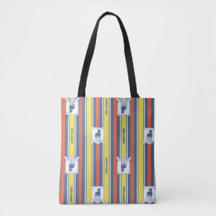 Tote Bag Ted Lasso   AFC Richmond Logo Stripe Pattern