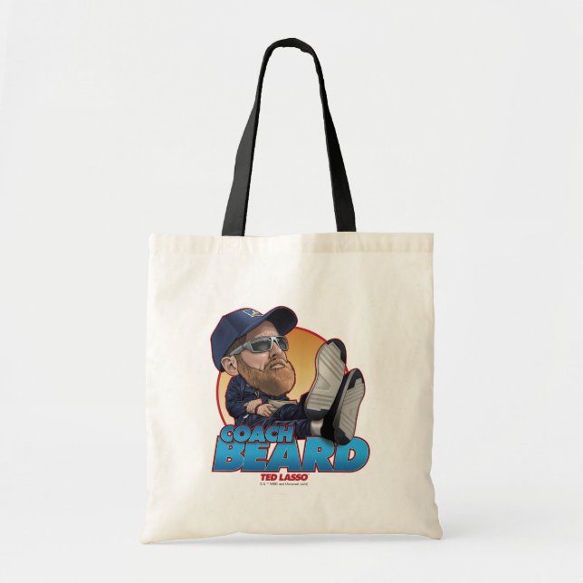 Tote Bag Ted Lasso | Coach Beard Bobblehead (Devant)