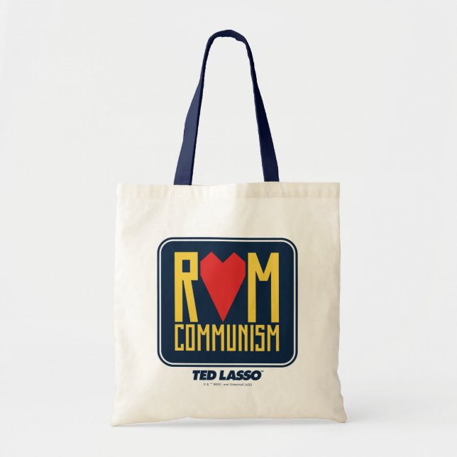 Tote Bag Ted Lasso | Graphique du communisme rom (Devant)