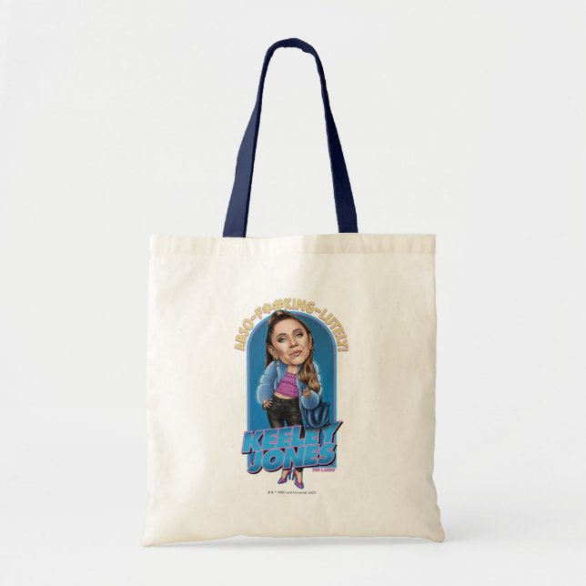 Tote Bag Ted Lasso | Keeley Jones Bobblehead (Devant)