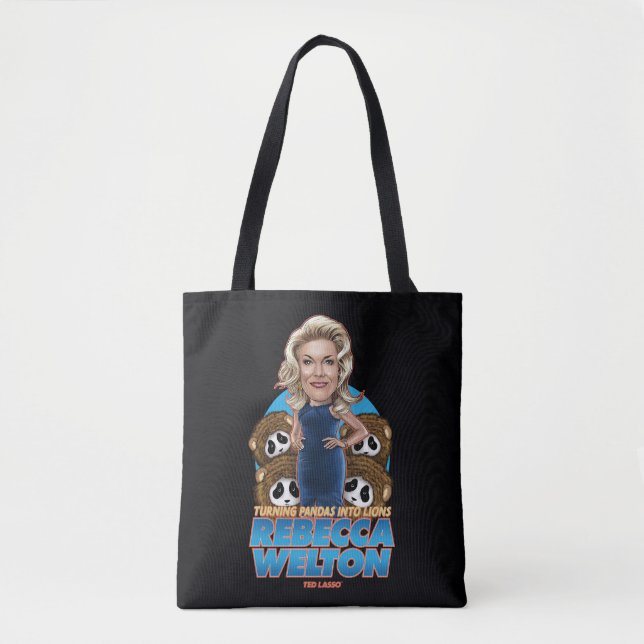 Tote Bag Ted Lasso | Rebecca Welton Bobblehead (Devant)