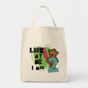 Tote Bag Teddy Bear I'm 2 Anniversaire T-shirts et cadeaux