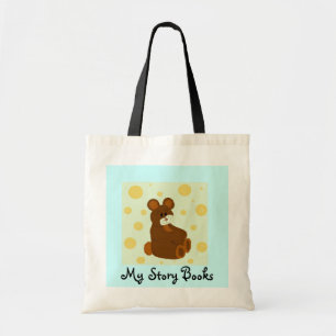 Tote Bag Teddy Bear My Story Books