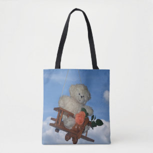 Tote Bag Teddy en voyage