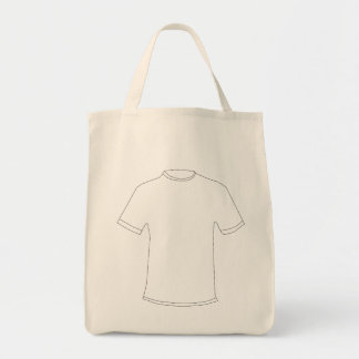 Tote Bag Tee Shirt (ligne pointillée noire)