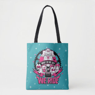 Tote Bag Teen Titans Go!   "We Ride" Retro Moto Graphic