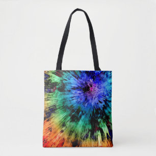 Tote Bag Teinture à tarte Abstraite