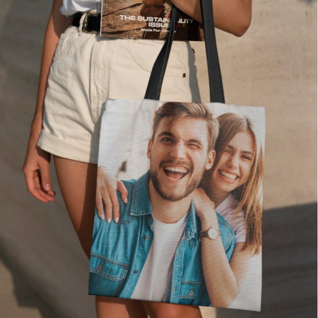 Tote Bag Téléchargement De Photo Personnalisé Concevez Votr (Créateur téléchargé)