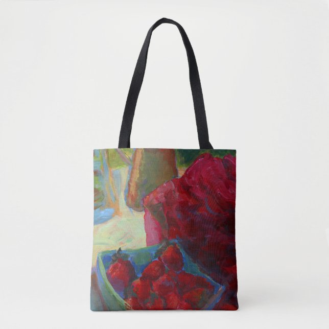 Tote Bag Téléchargez votre oeuvre | Tourner la peinture per (Devant)