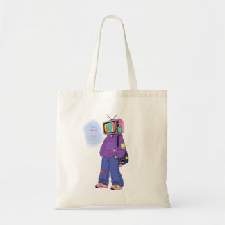 Tote Bag Télévision rétro dopamine