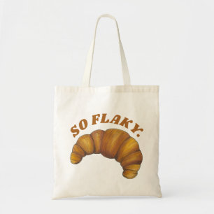 Tote Bag Tellement Flaky Buttery Croissant Français Pâtisse