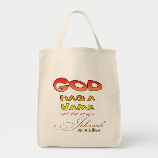 Tote Bag Témoin de Jéhovah (Devant)