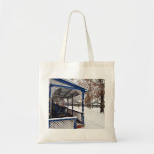 Tote Bag Tempête de neige en Cottage City - Martha's Vineya