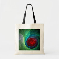 Tempête rouge Floral Art moderne Abstrait Motif co