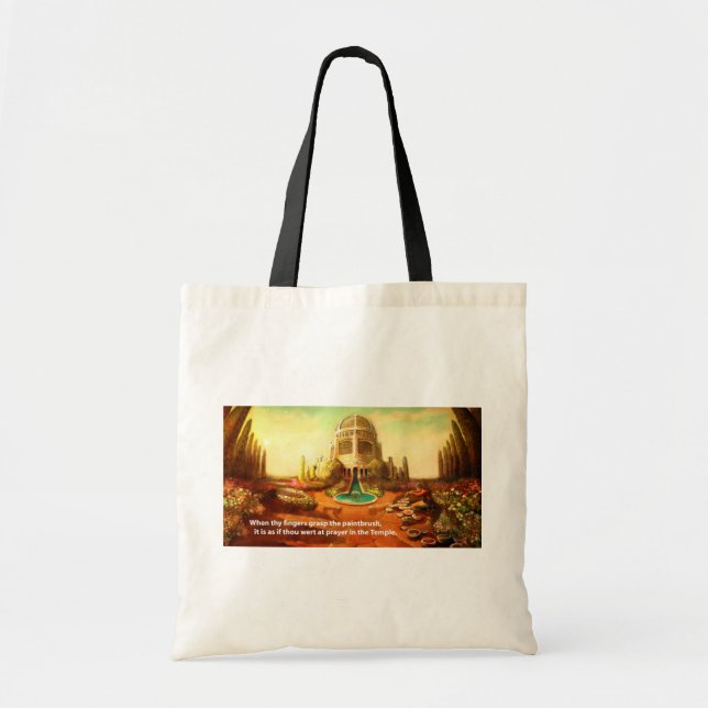 Tote Bag Temple de brosse (Devant)