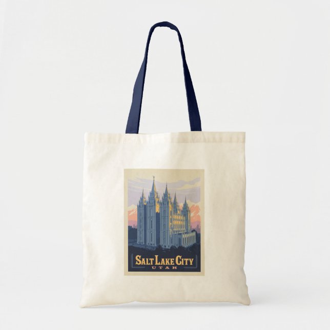 Tote Bag Temple de Salt Lake | Salt Lake City, Utah (Devant)