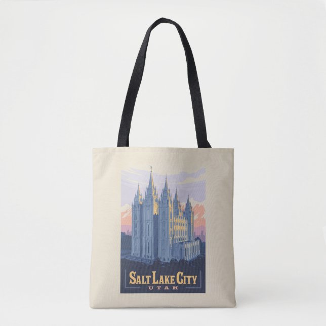 Tote Bag Temple de Salt Lake | Salt Lake City, Utah (Devant)