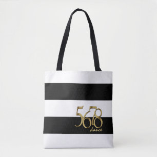 Tote Bag Tempo de danse moderne Compter sur les Motifs
