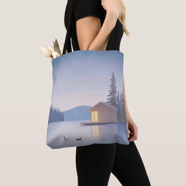 Tote Bag Temps à l'extérieur Large (De près)