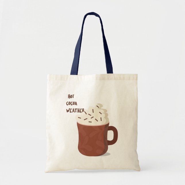 Tote Bag Temps chaud du cacao (Devant)