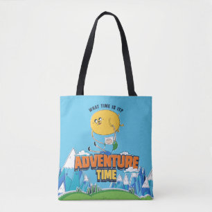 Tote Bag Temps d'aventure Jake Flottant Avec Finn