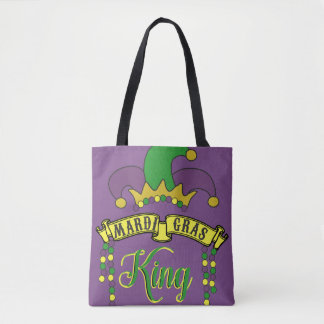 Tote Bag Temps de mardi gras de casquette de farceur de